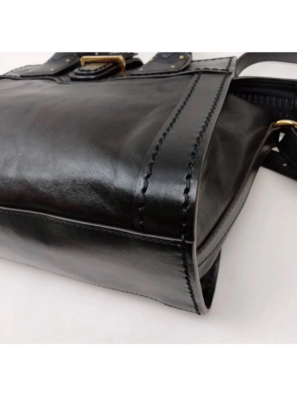 Black Leather Chloe Bag